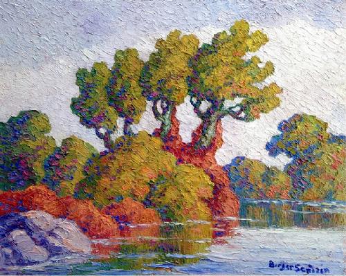Birger Sandzen "Smokey Hill River, Kansas" 16 x 20 inches!